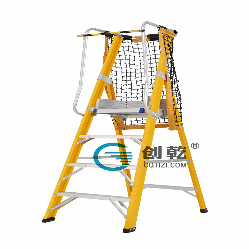 【啟東】客戶急用10把2.1米安全平臺(tái)梯，創(chuàng)乾加班